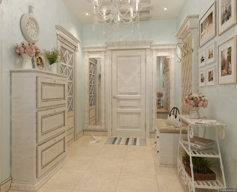 Прихожая в стиле прованс: 40 фото с лучшими идеями, которые вы захотите использовать